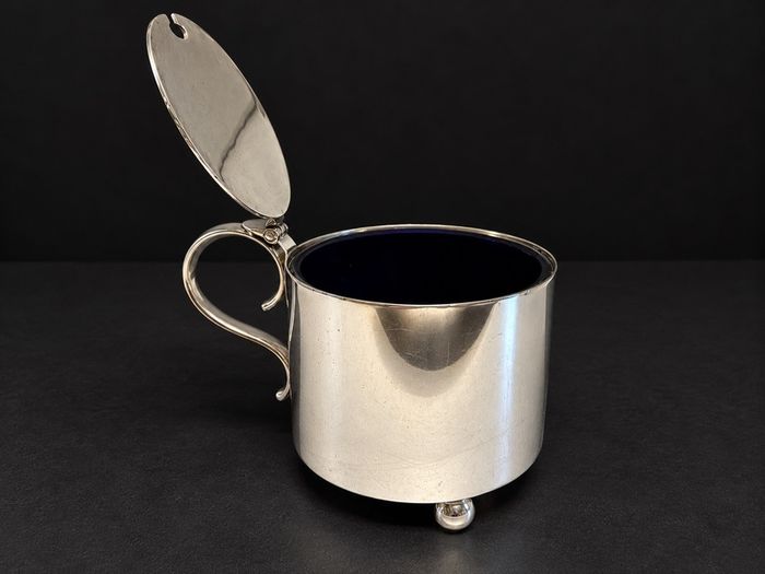 Vintage Silver-Plated Mustard Pot