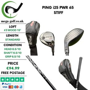 Ping i25 #3 Wood 15 Degree / PWR 65 Stiff