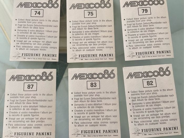 Mexico 86 Panini - Argentina