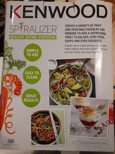 Kenwood Spiralizer