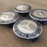 Dark Blue  75mm Mercedes wheel Caps 4pcs A1714000025 Image 2