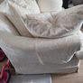 2 seater white sofa Image 2