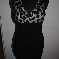 Intermission black lace dress size UK8/10 EU36/38 Postage included