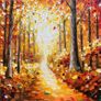 Original oil painting on canvas board Image 2
