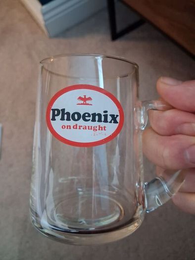 Vintage Phoenix glass half pint