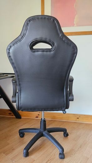 Sleek Black & Grey Ergonomic Office Chair