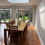 Rectangular extendable table (for 10) with 8 chairs Image 2
