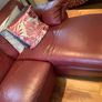 Leather corner couch Image 4