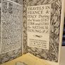 Travels in France & Italy During the Years 1787, 1788 and 1789 by Arthur Young (LP109) Image 2