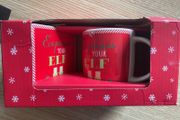 Elf Christmas Mug &amp; Coaster gift set