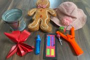 Random Stuff - Plant Holder, Gingerbread Man Doorstop etc - OR FREE WITH ANY OTHER PURCHASE