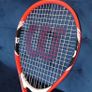 Wilson Roger Federer Tennis Racquet Stop Shock Red Black Grip 4 3/8" unused-swords collection Image 3