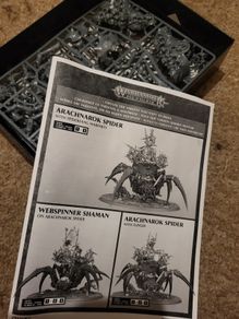 Games Workshop Warhammer Age of Sigmar Gloomspite Gitz Arachnarok Spider