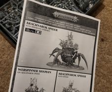 Games Workshop Warhammer Age of Sigmar Gloomspite Gitz Arachnarok Spider