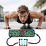 Push Up Board Training Board with Colour Coded Elastic Bands Included Muscle Strengthening Foldable Unisex Beginners Home Travel Image 3