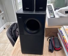 bose double cubes and subwoofer