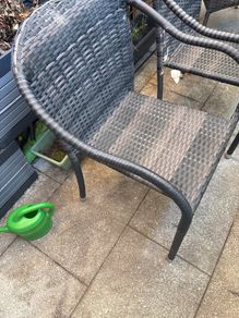 Rattan Table and 3 Chairs