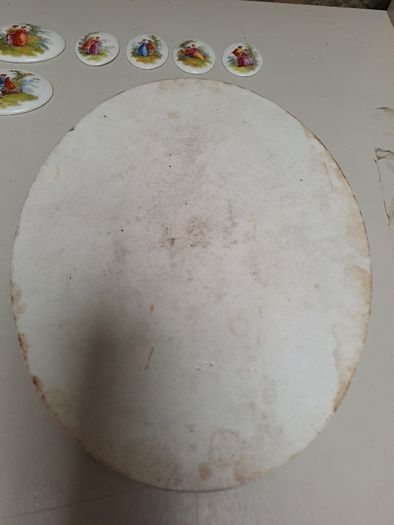 7 Porcelain plaques Vintage
