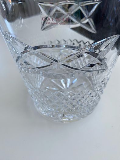 Galway crystal ice bucket wine cooler