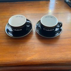 Set of 2 coffee Espresso cups - Cubita - Cafe' de Cuba
