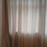 Textured light brown swirl patterned eyelet curtains from The Glenmount Collection made of polyester  size h 230cm, w 220cm (each) Image 2