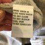 Cardigan grey pure new wool. Image 8