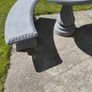 Freshly Refurbished 3-Piece Concrete Garden Set in Anthracite Grey Image 7