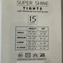 New Silky Super Shine tights Navy size medium Image 3