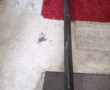 Cast iron fire fender