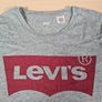 Levis logo grey t shirt Size XS mens womens boys girls unisex Image 3