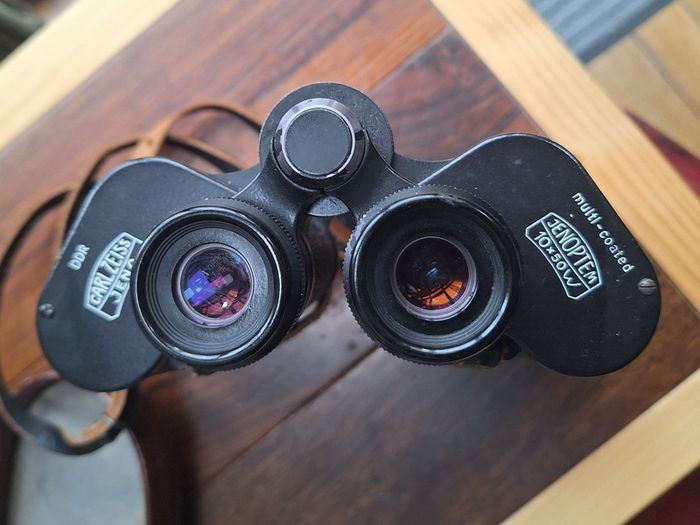 Vintage Carl Zeiss Jena Jenoptem 10x50W binoculars (1986 DDR)