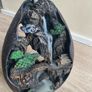 Large Backflow Incense Burner Holder Ceramic, Waterfall Mountain Incense Cones Burner with Free Cones Image 5