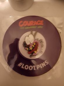 Courage the Cowardly Dog Loot Crate pin