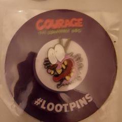 Courage the Cowardly Dog Loot Crate pin