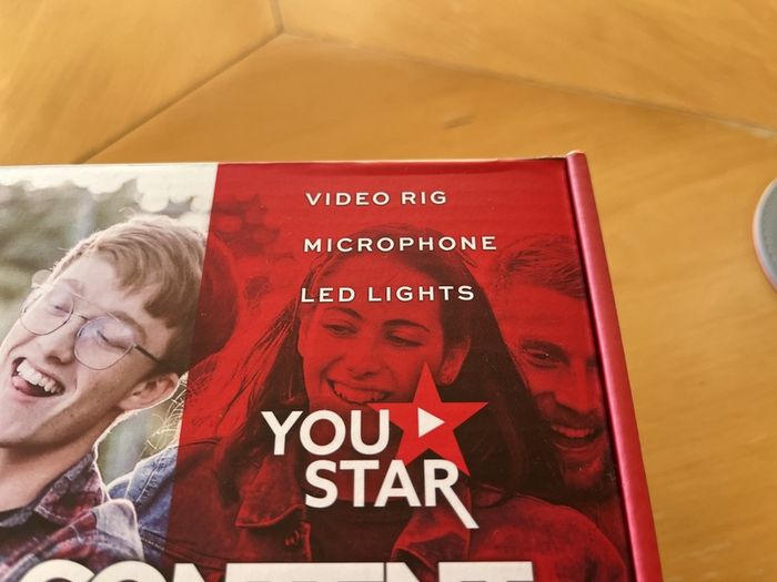 Content creator video kit to use with your own smartphone.