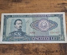 Romania, 50 Lei 1966 banknote, circulated - free standard postage