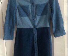 Ladies French connection denim dress size 8
