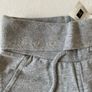 Brand new Cotton Rich Grey Marl Joggers with Heart Design Image 3