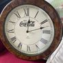 Vintage Art Deco Style Coca Cola Clock Image 2
