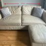 Two comfy leather sofa's for sale Image 2