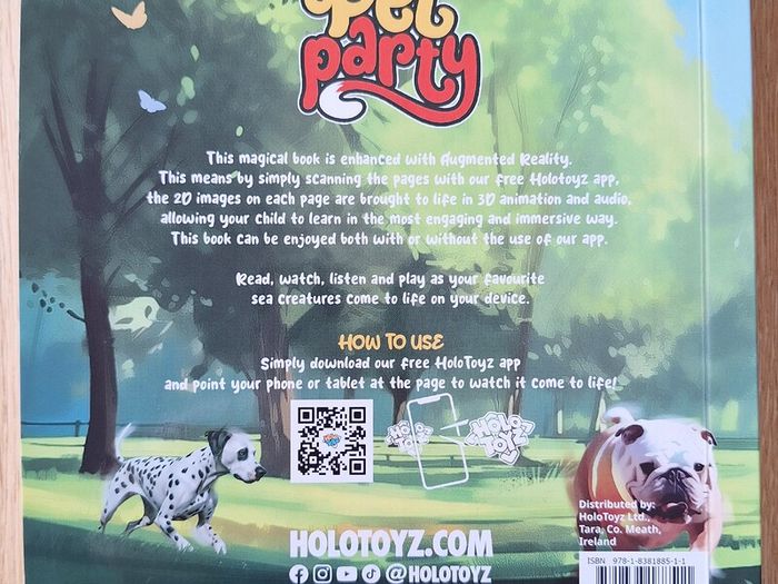 Pet Party Interactive AR Book