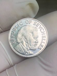 Seychelles 50 Cents 1976, Orchid - Declaration of Independence Low Mintage