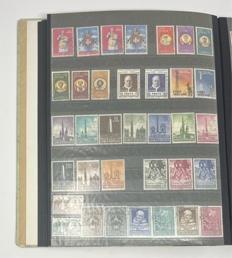 Collection: Vatican City Stamps both mint and used along with some miniature sheets on 40 pages