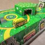 Vintage Russian wind up  Tin Toy  - Town - City Image 6