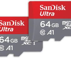 Ultra micro SD cards + SD adapter 64GB (For Android Smartphones and Tablets, Memory card up to 140 MB/s, A1 Faster App Performance, UHS-I, Class 10, U1) (2-pack)