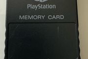 Original Sony PlayStation PS1 Memory Card | Black | SCPH-1020