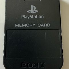Original Sony PlayStation PS1 Memory Card | Black | SCPH-1020