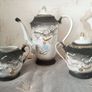 Vintage Japanese Black Moriage Dragonware Teapot Set Image 4