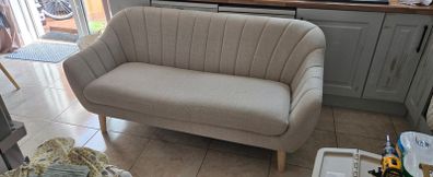 Sofa JYSK EGEDAL 2.5 seater beige fabric