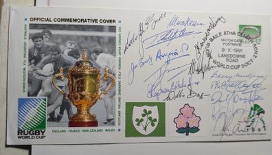 1991 Irl V Japan Lansdowne Rd Rugby